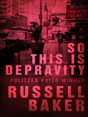 cover image of So This is Depravity